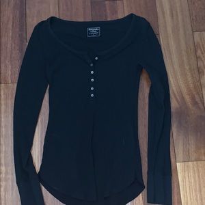 RIB KNIT LONG SLEEVE TEE